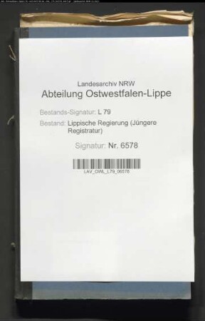 Nachweisungen und Empfangsbescheinigungen über gezahlte Familienunterstützungen, Teil 1