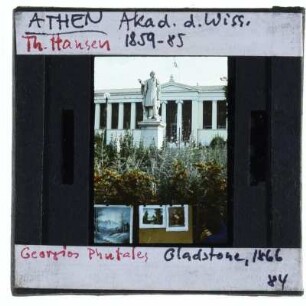 Athen, Akademie von Athen,Vitalis, Gladstone
