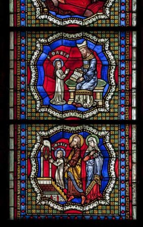 Szenen aus dem Leben Mariens — Maria im Tempel