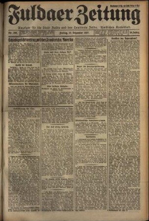 Ausgabe vom Freitag, den 23. Dezember 1927.