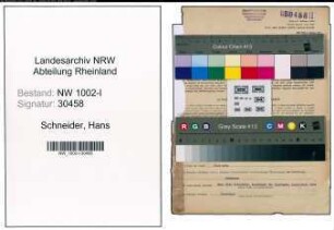Entnazifizierung Hans Schneider, geb. 09.05.1904 (Ingenieur)
