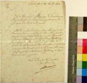 Brief Graf A. Berthiers an M. Bignon Smolensk, 23. Aug. 1812