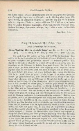 326-332 Empfehlenswerthe Schriften