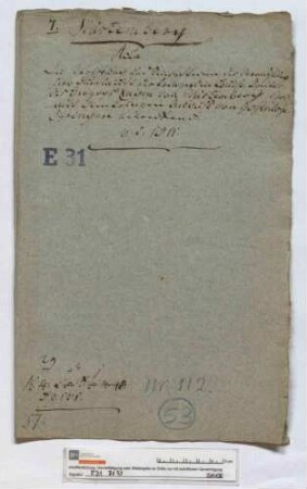 Vermählung der Prinzessin Luise von Württemberg mit dem Fürsten August von Hohenlohe-Öhringen am 28.09.1811
