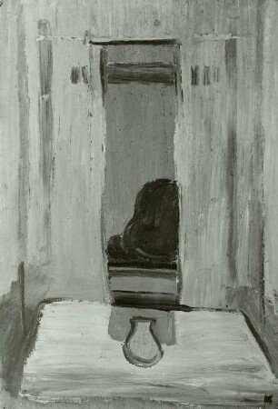 Vorderseite: Fenster. Rückseite: Interieur