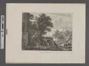 [Waldlandschaft mit Ruinen]