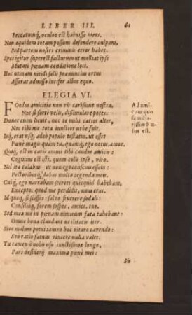 Elegia VI.