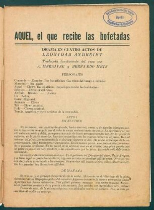 Aquel, el que recibe las bofetadas
