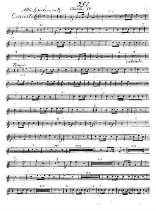 Allº Spiritoso in B. Concerto Clarino Iº