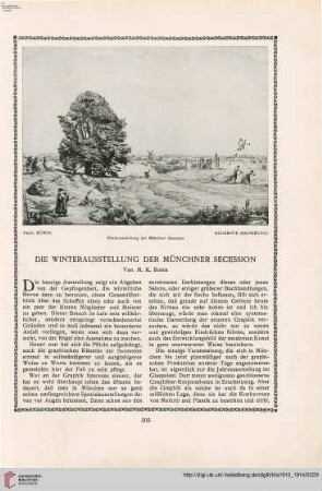 29: Die Winterausstellung der Münchner Secession