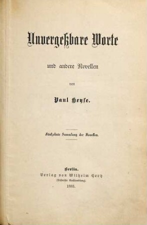Novellen : Auswahl fürs Haus, 15