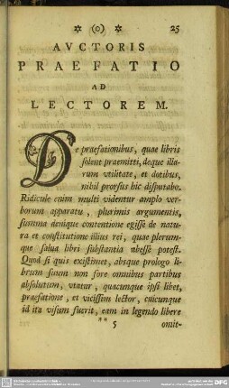 Auctoris Praefatio Ad Lectorem