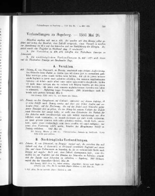 Verhandlungen zu Segeberg. - 1503 Mai 26.