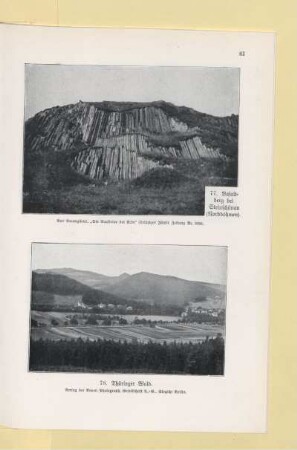 77. Basaltberg bei Steinschönau (Nordböhmen)