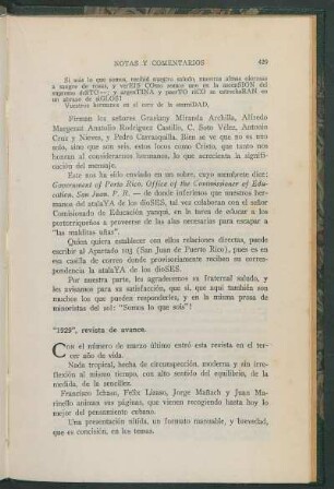 "1929", revista de avance