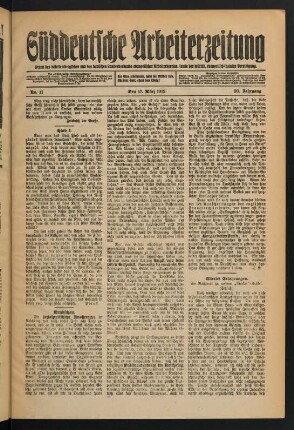 Nr. 11. Den 17. März 1912. - Nr. 16. Den 21. April 1912.