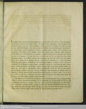 Ausführliche Mittheilung über die kürzlich in Zwickau aufgefundenen Handschriften von Hans Sachs