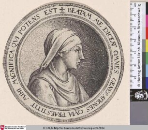 [Porträt der Jungfrau Maria; Portrait of the Virgin]