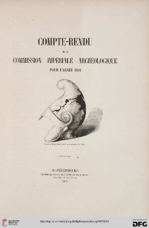 Compte rendu de la Commission Impériale Archéologique: pour l'année ..: Pour l'Année 1866