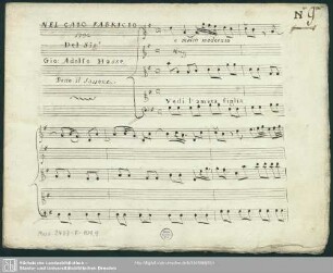 Cajo Fabricio. Excerpts - Mus.2477-F-109,9 : S, strings, bc