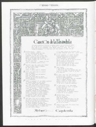 Canción de la farándula
