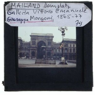 Mailand, Galleria Vittorio Emanuele II,Mailand, Piazza del Duomo