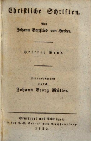 Christliche Schriften, 3. V. Vom Geist des Christenthums. VI. von Religion, Lehrmeinungen und Gebräuchen
