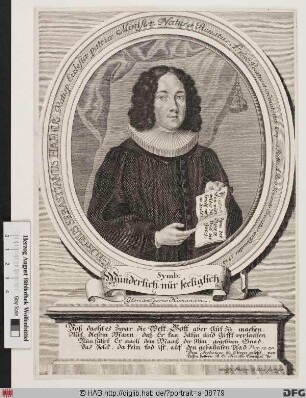 Bildnis Georg Sebastian Hamm(ius)
