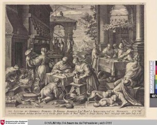 [Das Gastmahl des reichen Mannes und Lazarus]