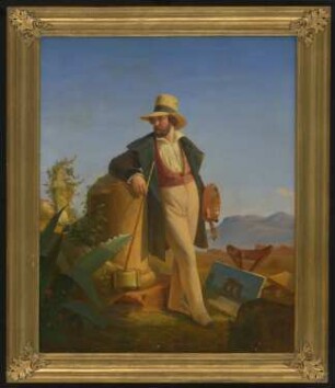 [Bildnis Wilhelm Hensel in der Campagna] : Weihnacht 1840