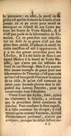 Trés-Humbles Et Trés-Respectueuses Remontrances, Que présentent au Roi, notre très-honoré & souverain Seigneur, les Gens tenans sa Cour des Aydes