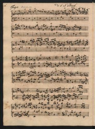 Präludien und Fugen. Auszüge; org; d-Moll; BWV 538b