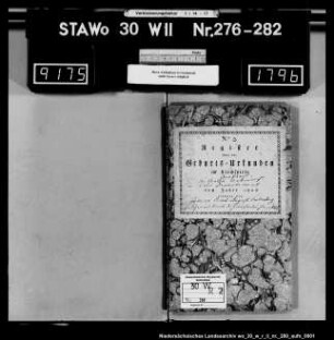 Zivilstandsregister Grafhorst (Kanton Bahrdorf)