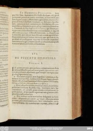 LVI. De Peccato Originali.