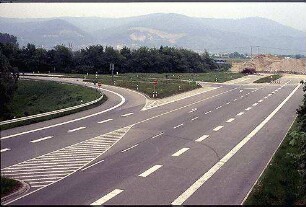 Teilknoten Ost: Übersicht von Westen