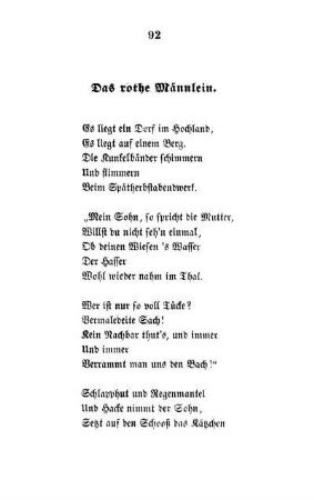 Das rothe Männlein