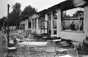 Brand im Clubhaus des FC Südstern 1906 e.V. Karlsruhe