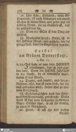 [Am Grünen Donnerstage]