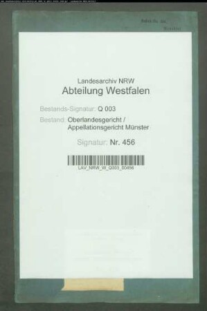 Fürst Alfred Salm-Salm ./. Graf von Salm-Hogstraeten wegen Erbstreitigkeiten XXXIX