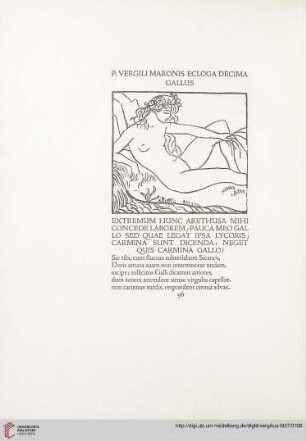 P. Vergili Maronis ecloga decima: Gallus