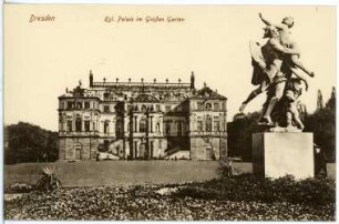 Dresden. Königliches Palais im Großen Garten