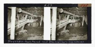 Strecken-Kurzband mit Blasversatzmaschine