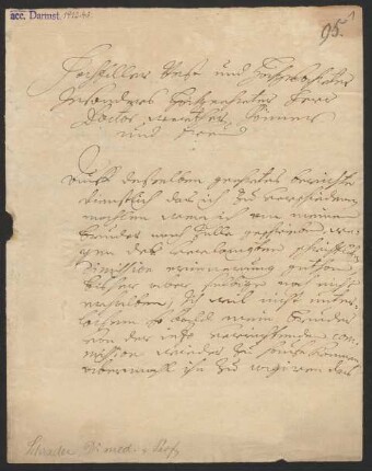 [Brief von Friedrich Schrader an Günther Christoph Schelhammer vom 03.12.1690]