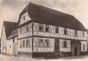 Geschlossener Bauernhof, 18. Jahrhundert. Fachwerk