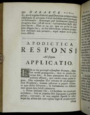 Apodictica Responsi Ad scopum.