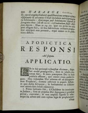 Apodictica Responsi Ad scopum.