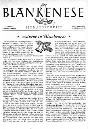 Nummer 12 : Dezember 54