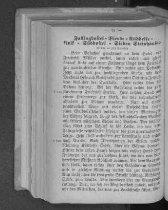 Fallingbostel - Bierde - Küddelse - Kolk - Südbostel - Sieben Steinhäuser.