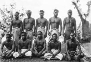 Gruppe Plantagenarbeiter (Deutsche Indien-Expedition 1926/1929 - 4. Andamanen)