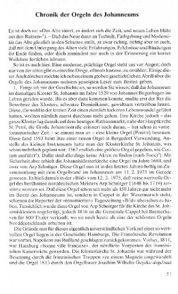 Chronik der Orgeln des Johanneums